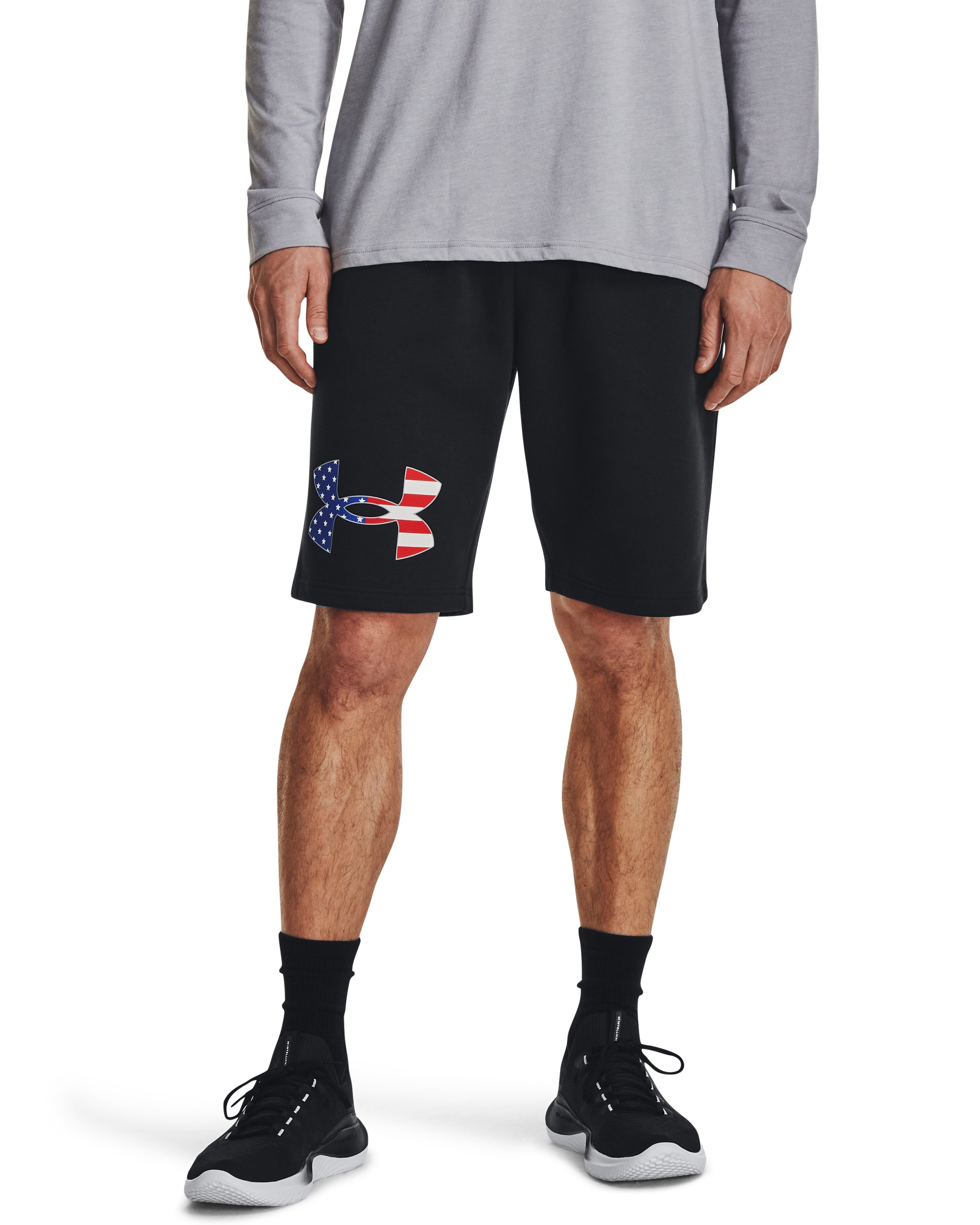 UA Freedom Rival Big Flag Logo Men's 10 Shorts 2