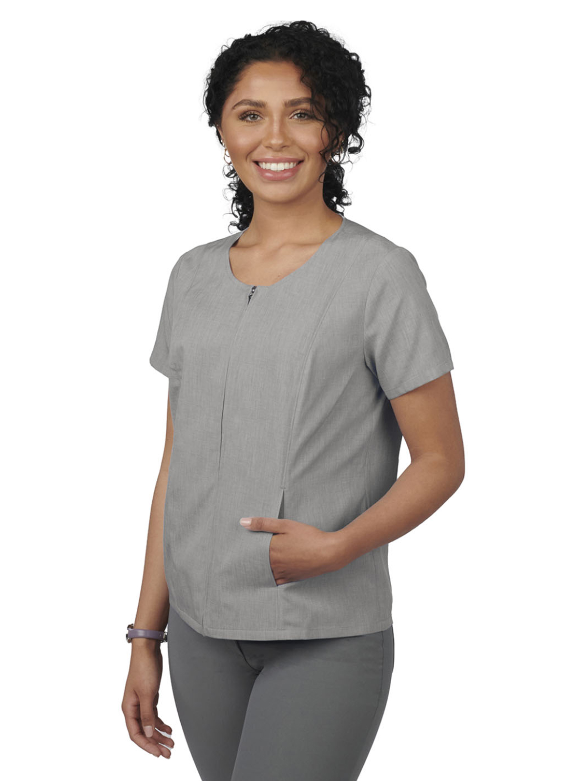 Edwards Industries - Women's Scoop Neck Full-Zip Tunic 13