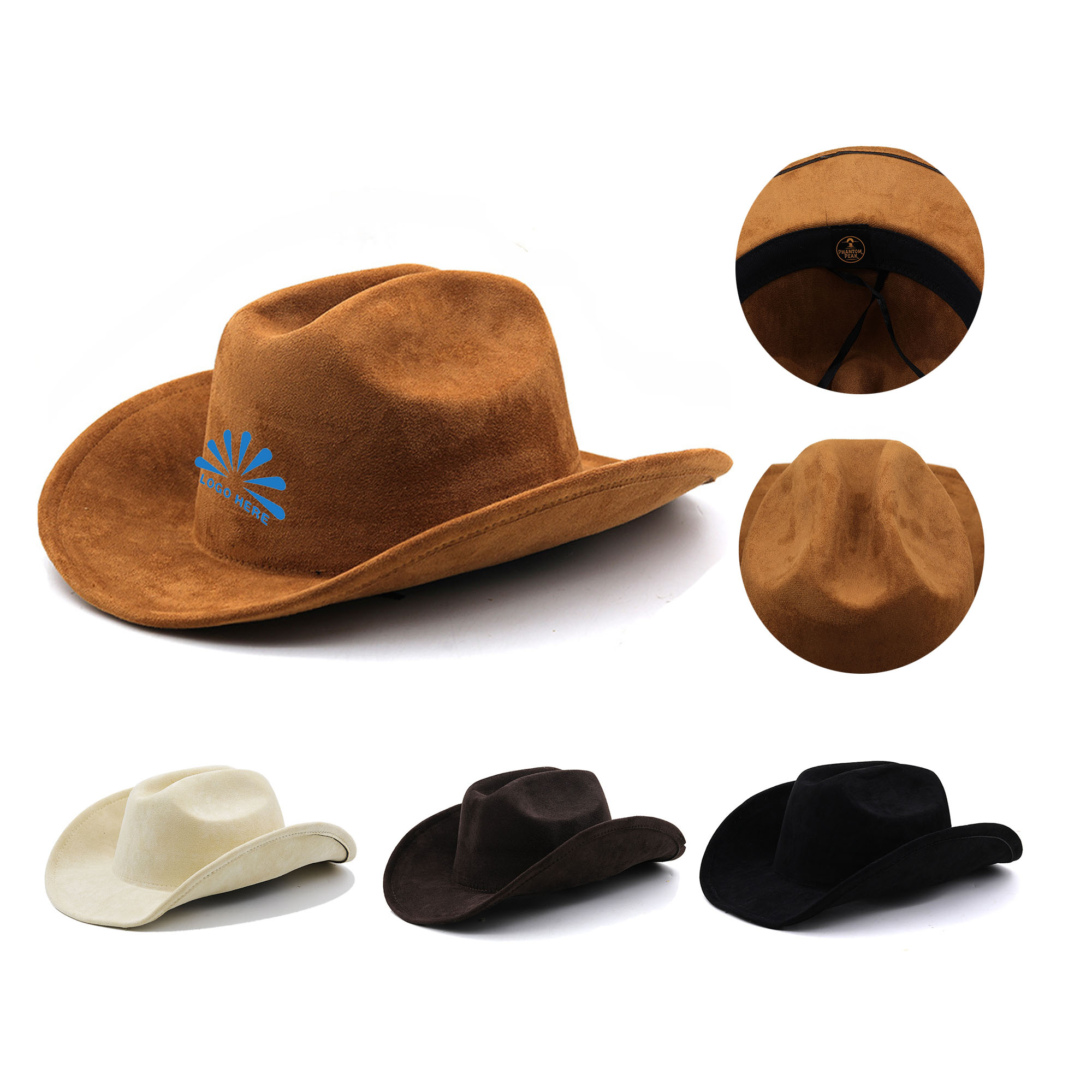 Stylish Suede Western Cowboy Hat 2