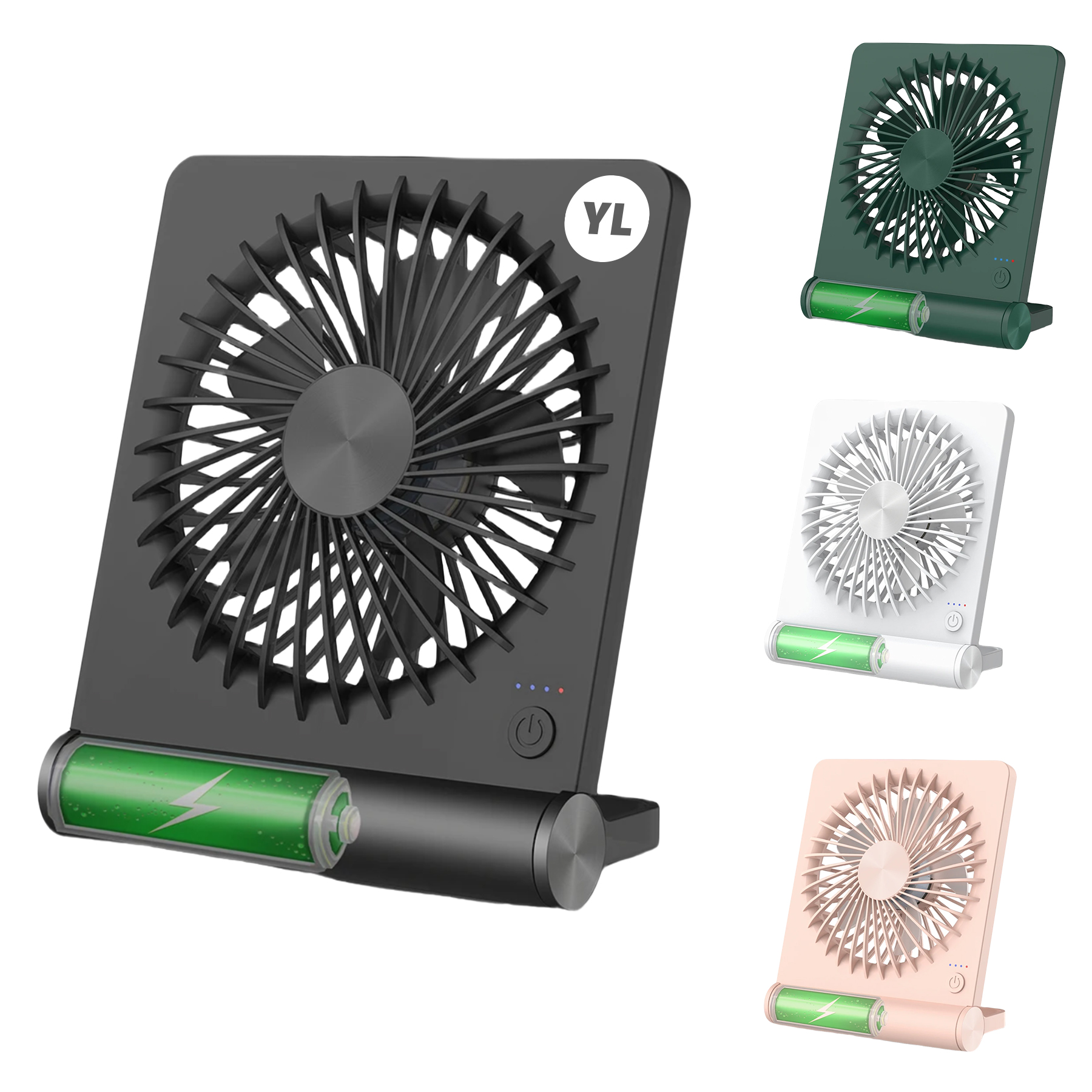 Portable Mini Fan with 2000mAh Battery 2