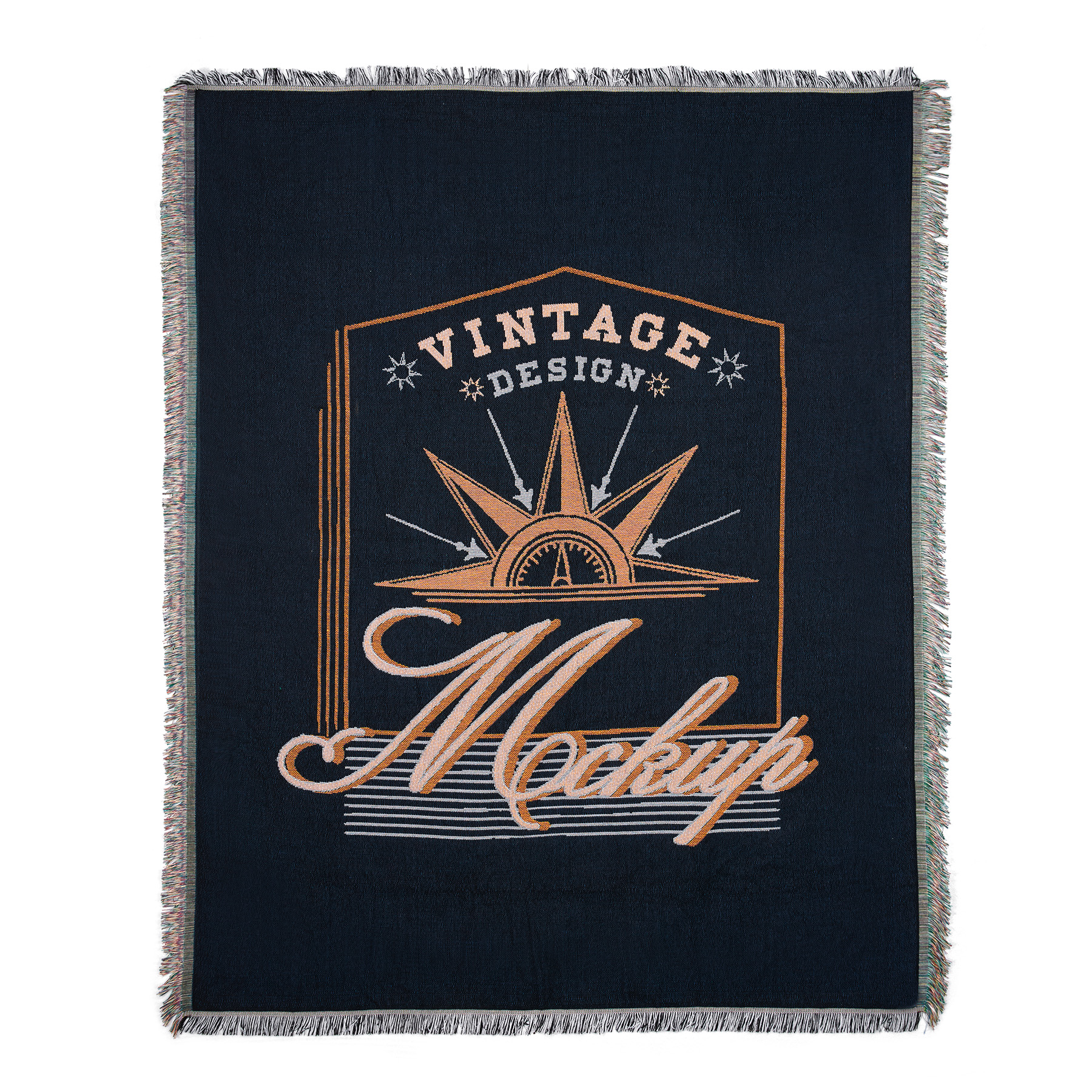 Woven Tapestry Throw Blanket -50" X 62" 6