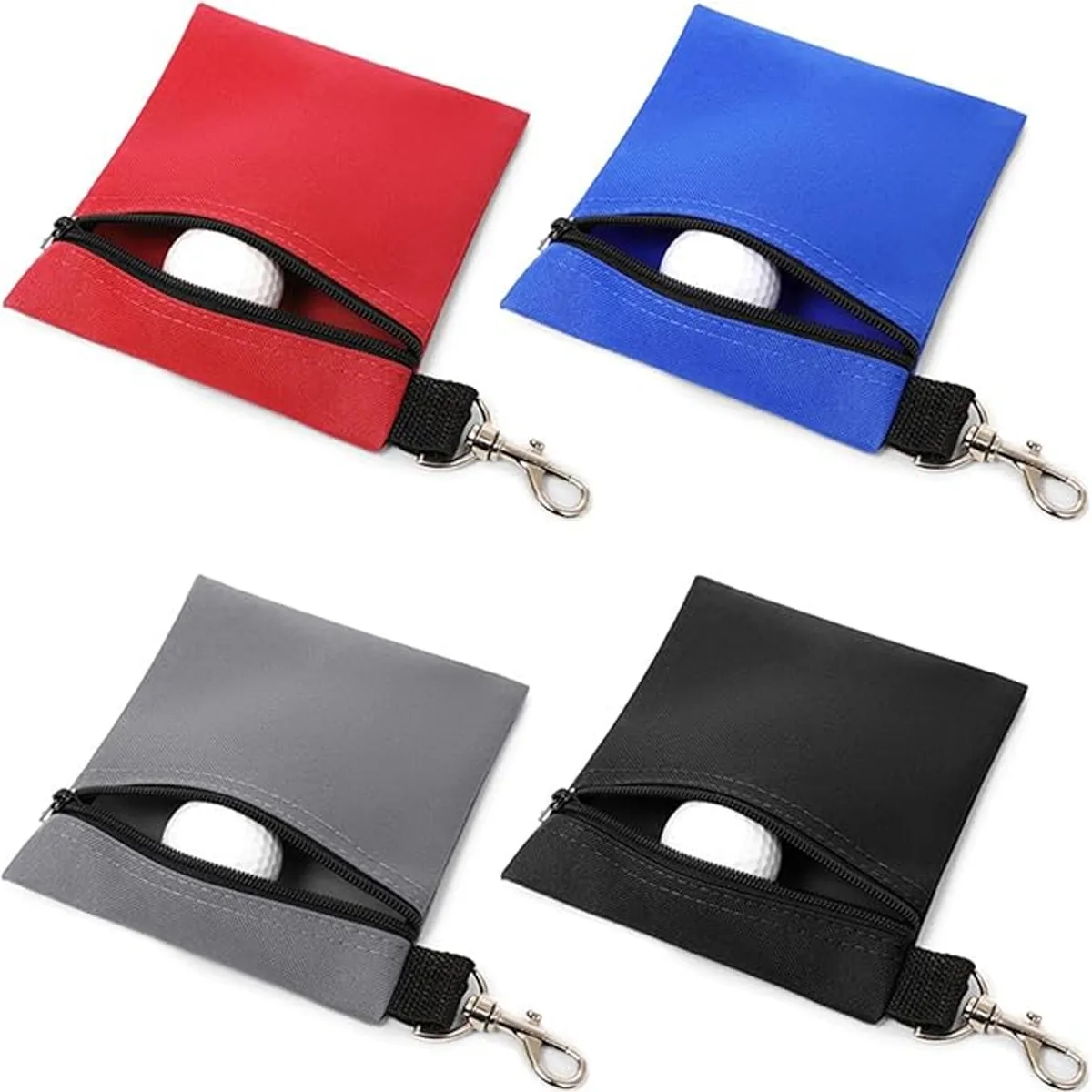 Portable Golf Bag Nylon Ball Cover Waist Hanging Style 2