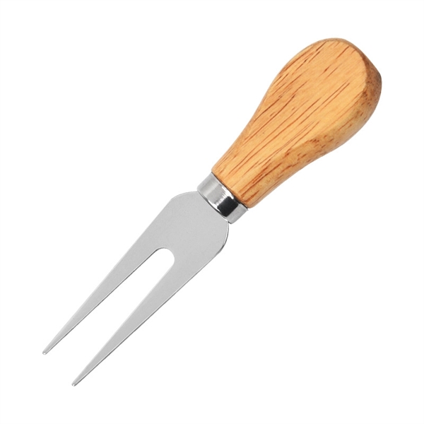 4 Pieces Set Cheese Knives with Bamboo Wood Handle 7