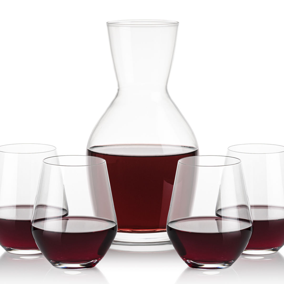 Westwood Carafe & Reina Stemless 1
