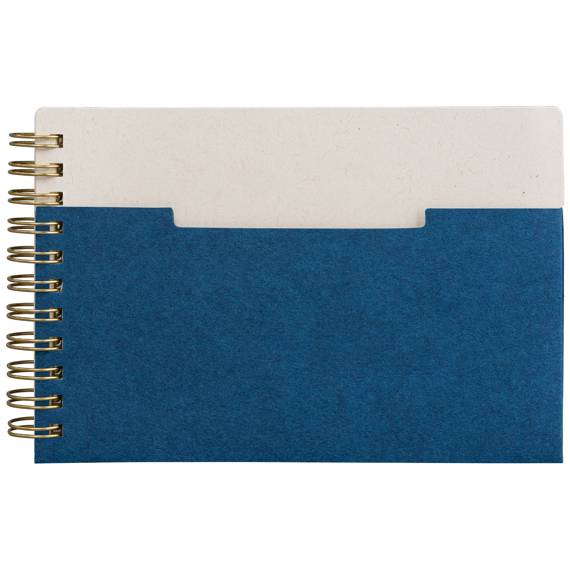 Lino FSC Paper Spiral Binding Horizontal Pocket Notebook - A6 19