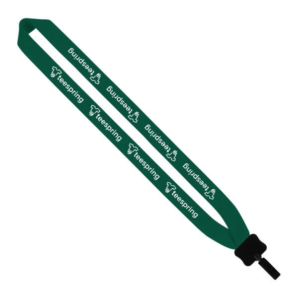 1" Cotton Lanyard with Plastic Clamshell & Bulldog Clip 26
