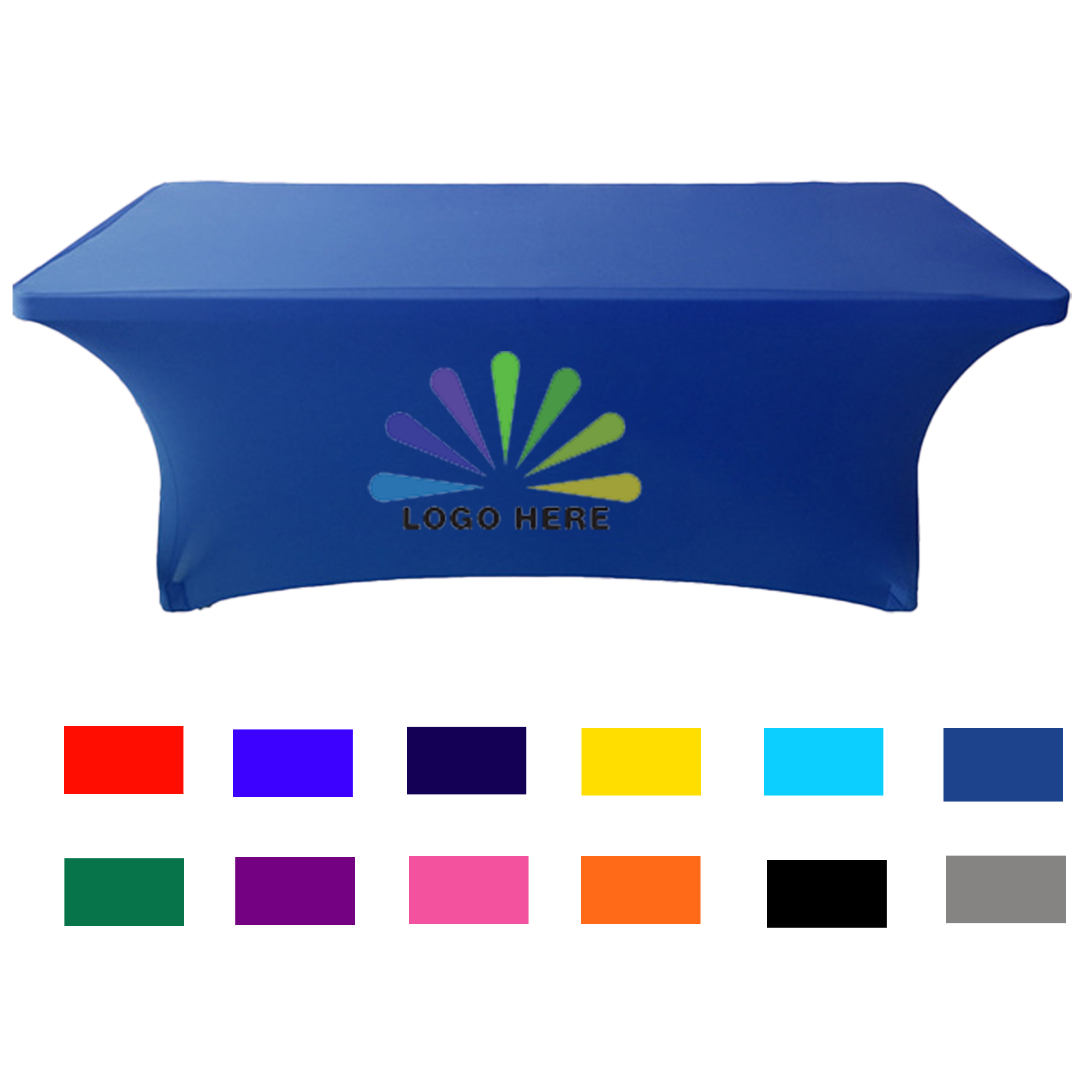 Custom 6FT Stretch Table Cover for Events 2