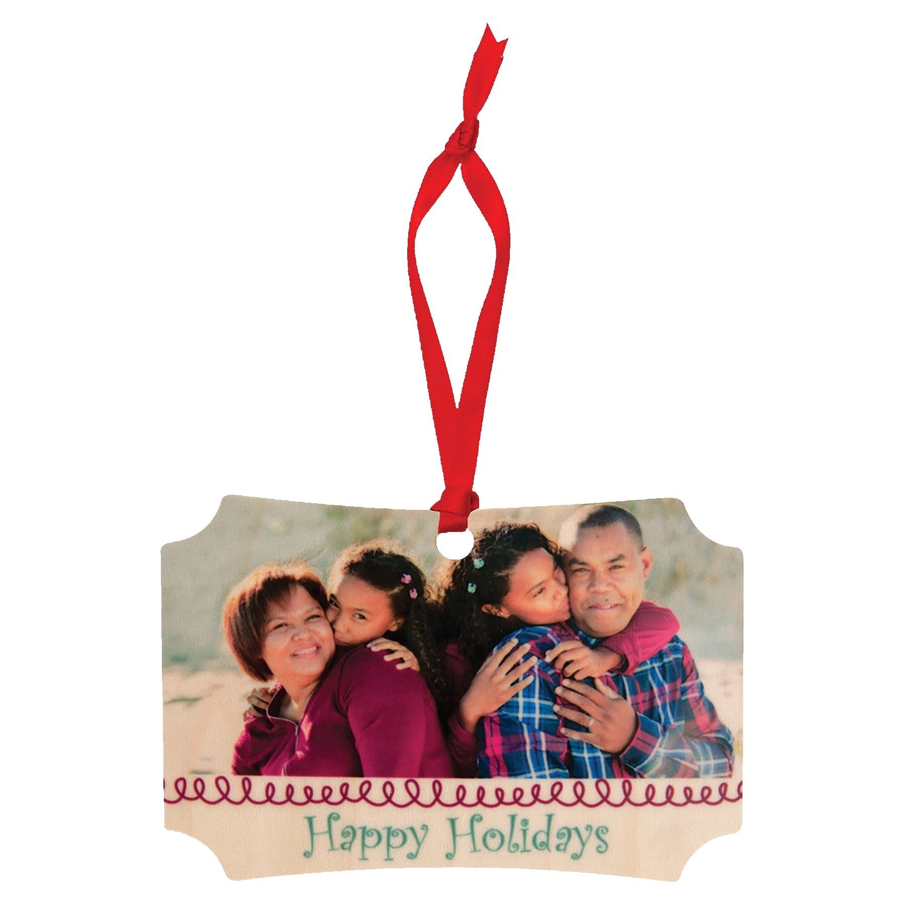 4" x 2.75" Berlin Matte Maple Unisub Sublimatable Ornament 2