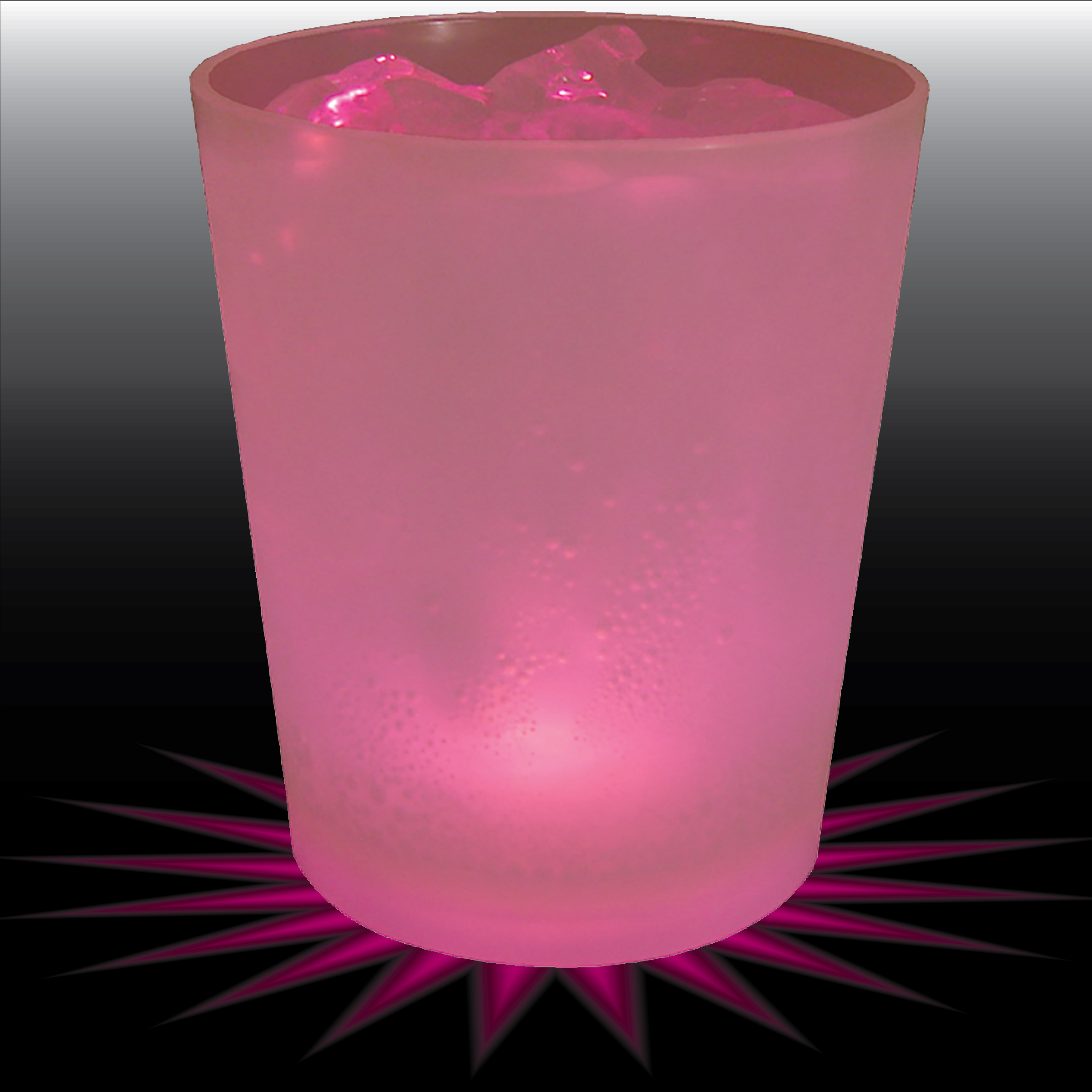 12oz Single Light Plastic Rocks Cup 18