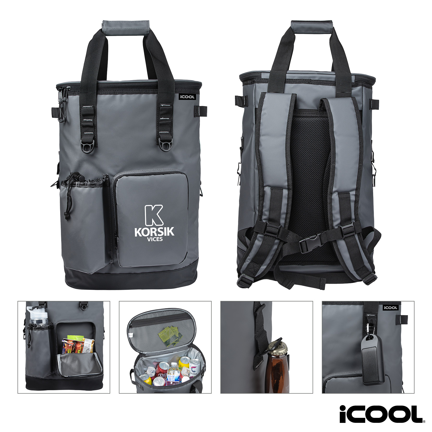 iCOOL® Paradise Backpack Cooler 8