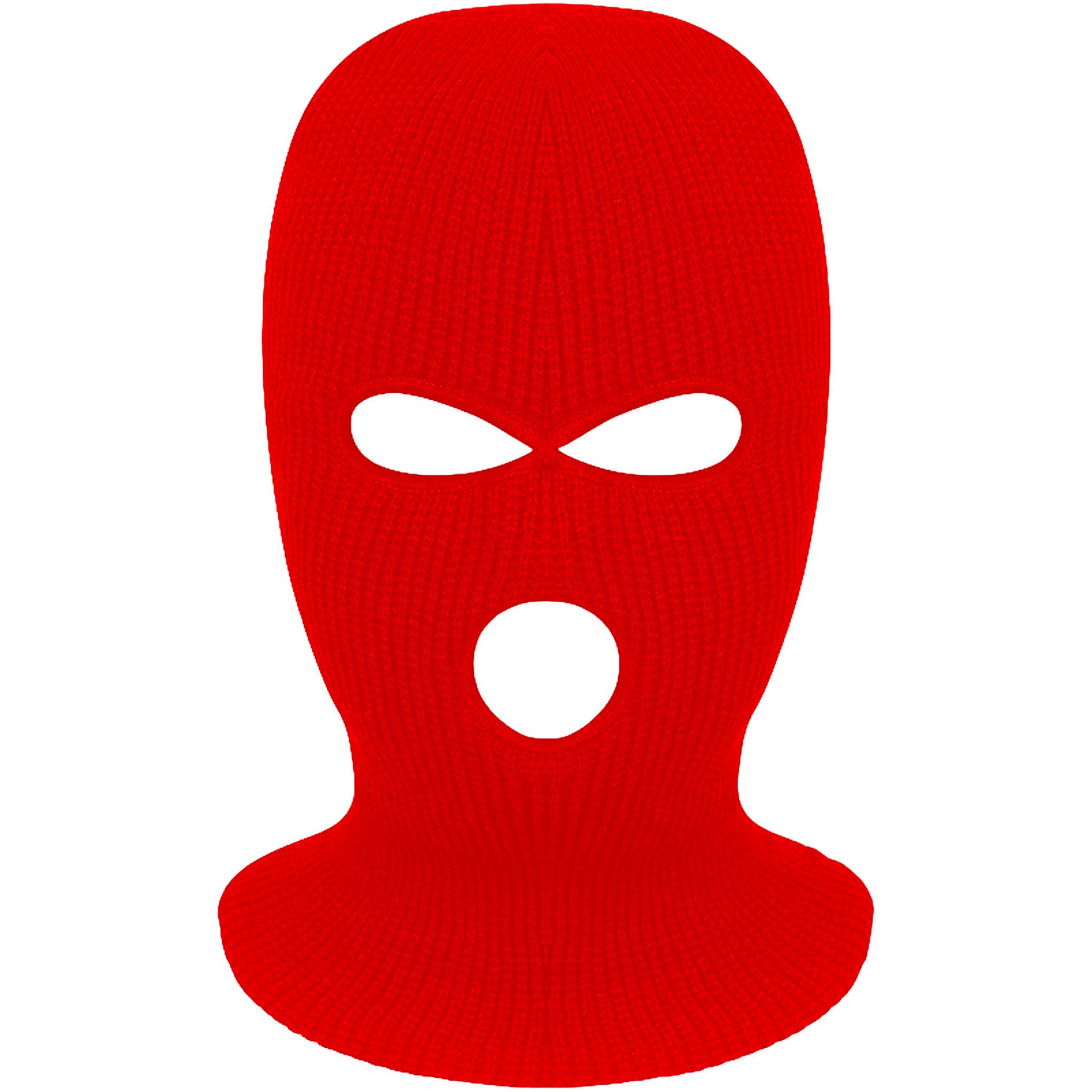 Custom 3 Holes Knitted Ski Mask Neck Gaiter Balaclava 9