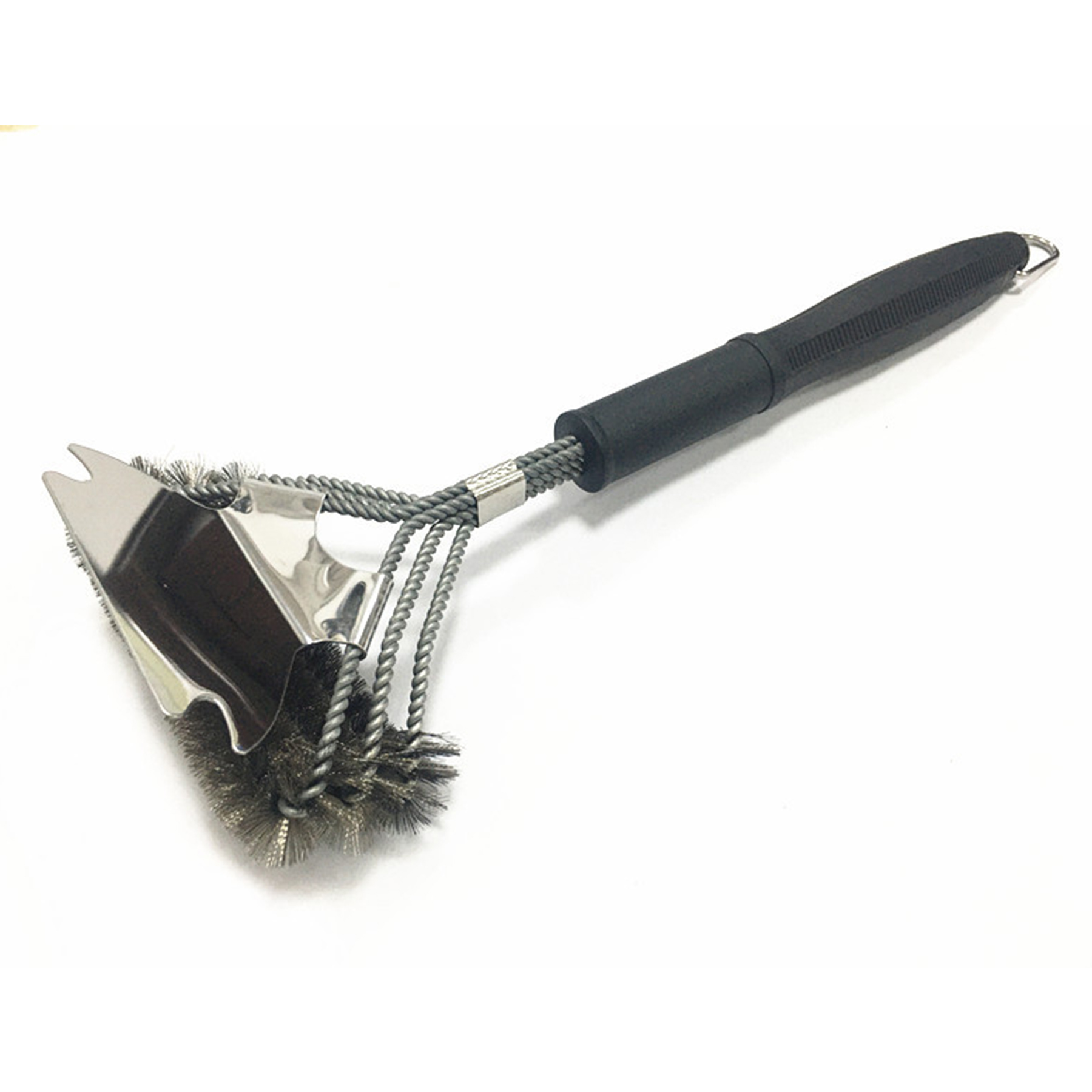 Stainless Steel Three Layer Steel Wire Baking Brush 4