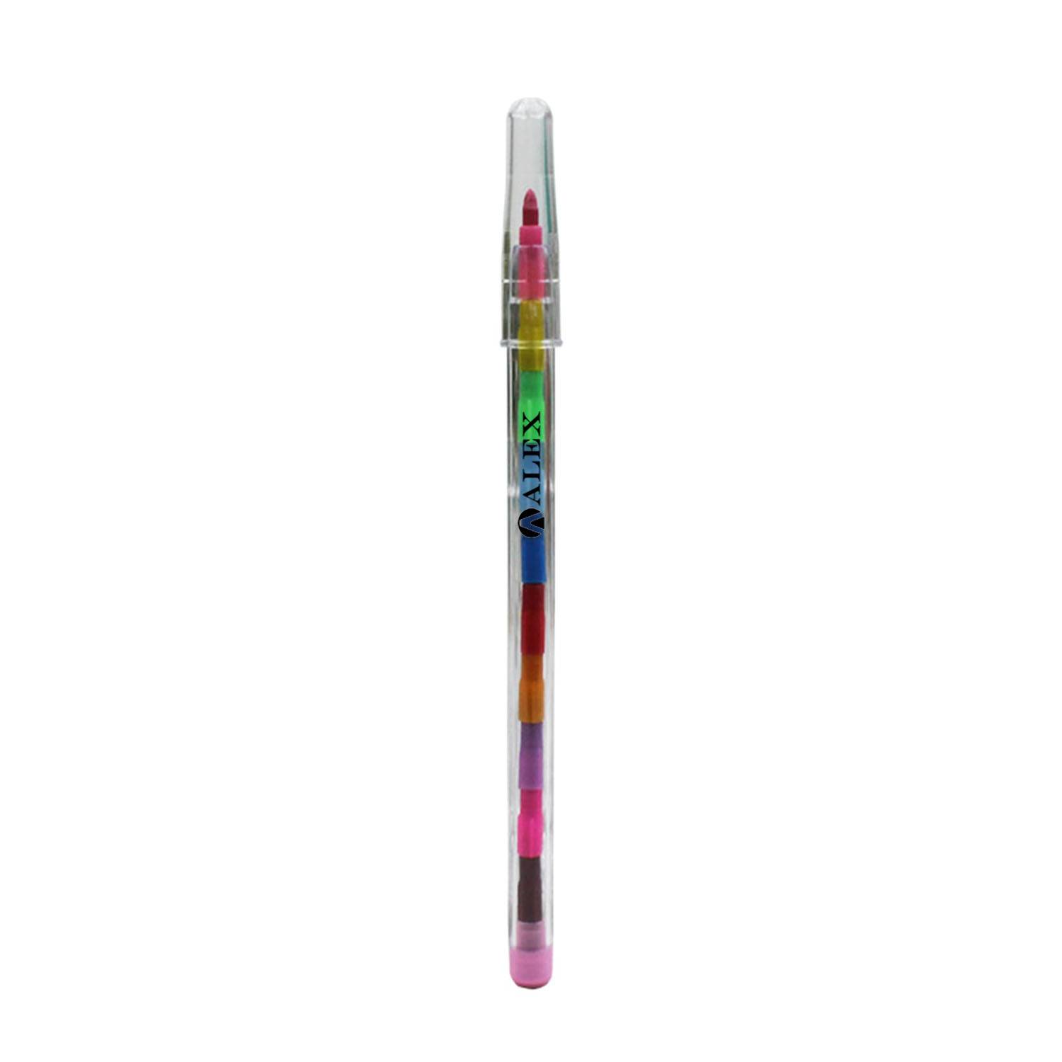 11-Color Stackable Crayons Set for Kids Creative Play 1