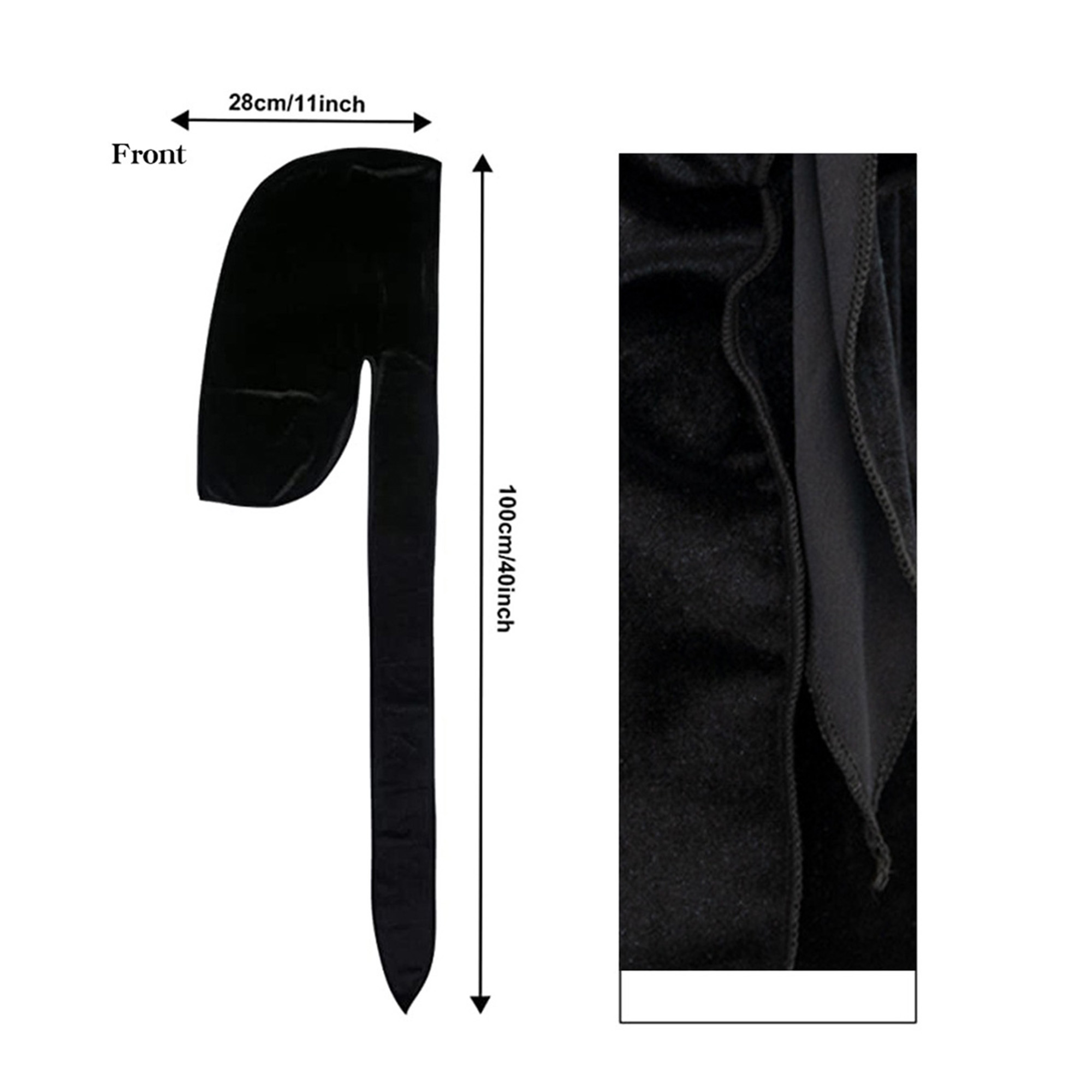 Customizable Logo Longtail Pirate Hat 6