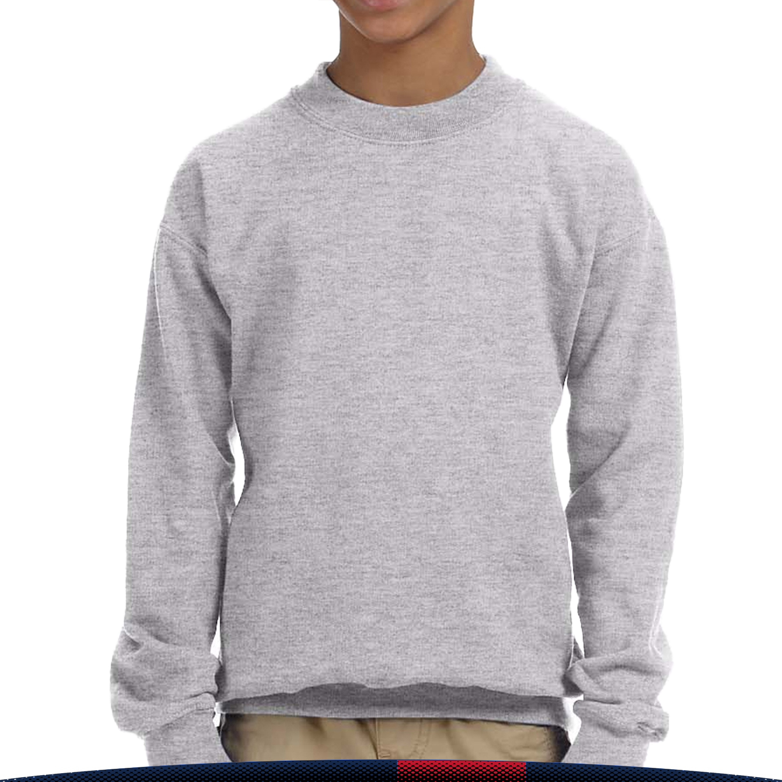 Gildan® Youth Cotton Crewneck Sweatshirts 7