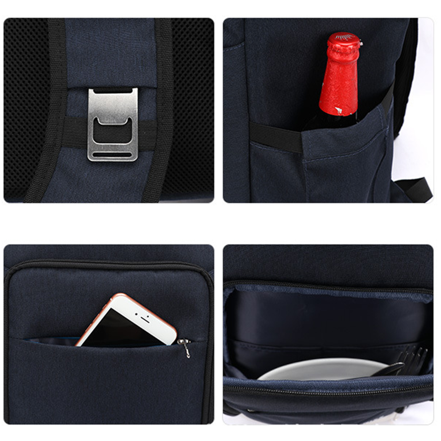 Insulated backpack for outdoor picnics 4