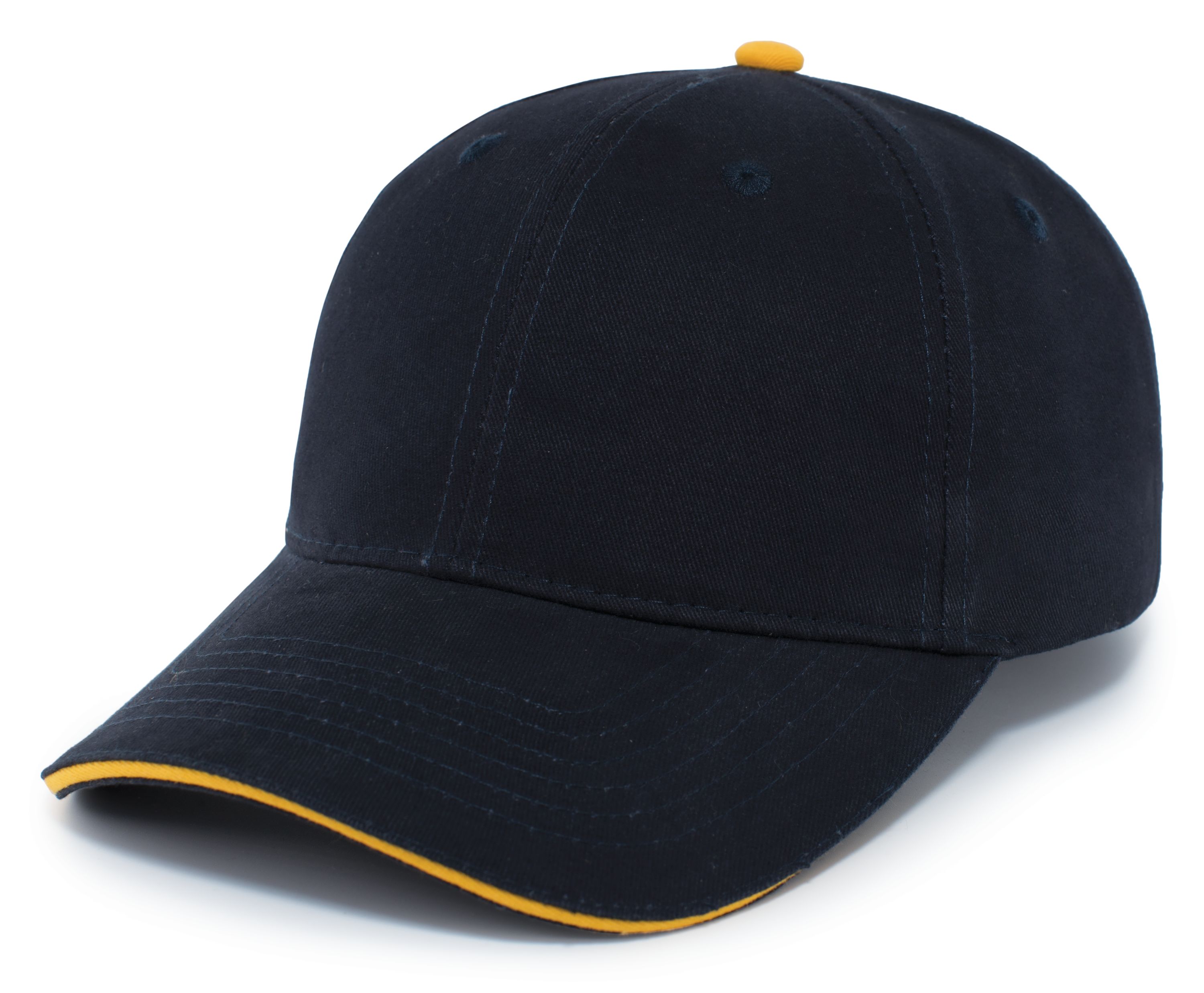 Brushed Twill Cap With Sandwich Bill 9
