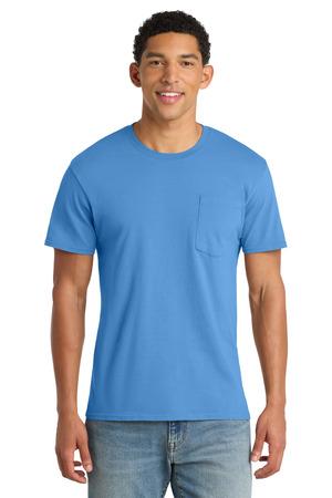 Port & Co Beach Wash Garment-Dyed Pocket Tee. PC099P 43