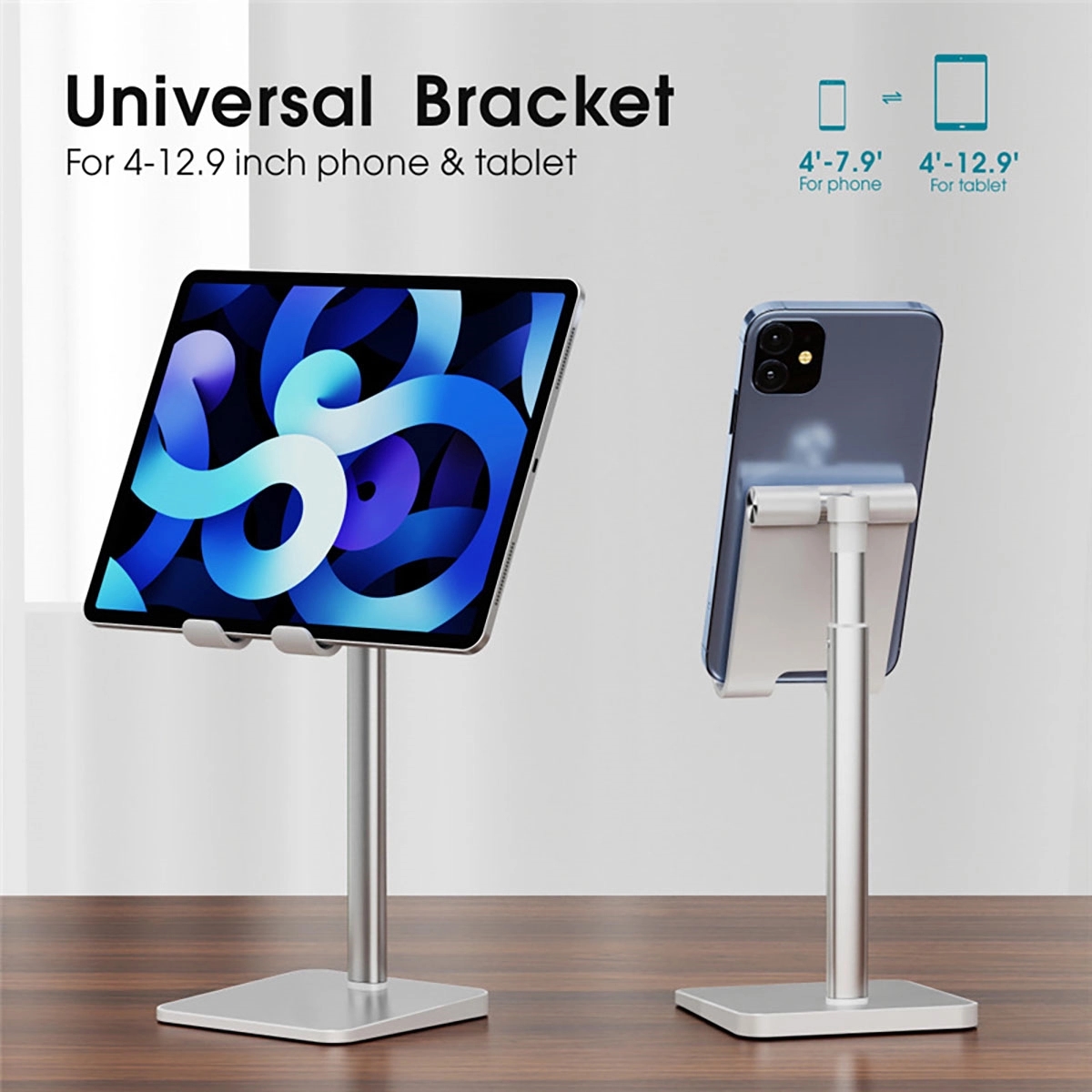 Cell Phone Stand Adjustable Angle Height Desk Dock Holder 5