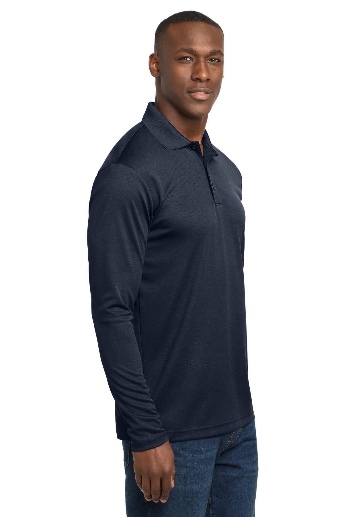 Sport-Tek PosiCharge RacerMesh Long Sleeve Polo. ST640LS 48