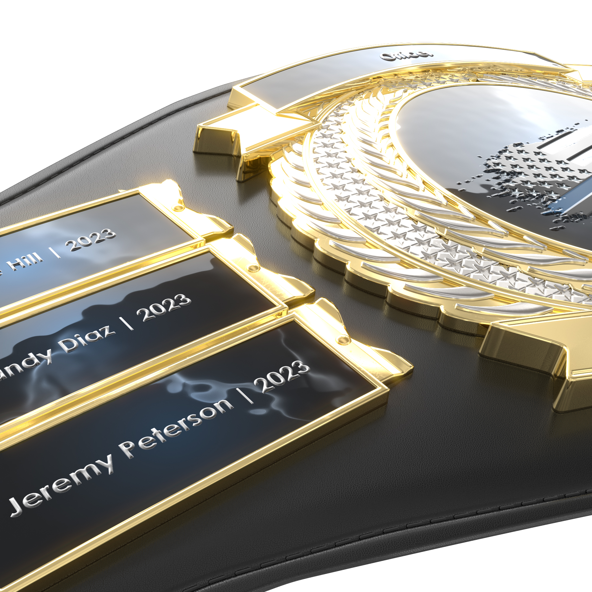 Express Vibraprint® Perpetual Championship Award Belt 13