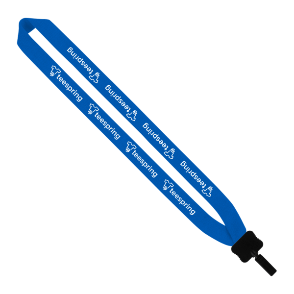 1" Cotton Lanyard with Plastic Clamshell & Bulldog Clip 13