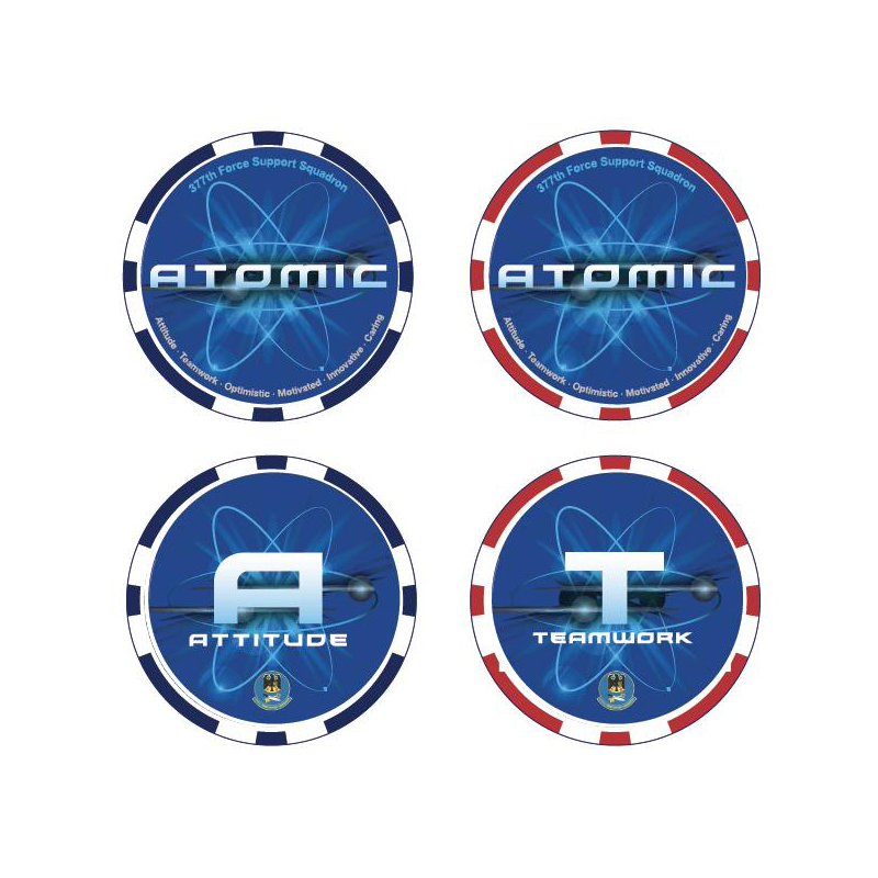 Custom Porcelain Poker Chip With Full Color Imprint 5