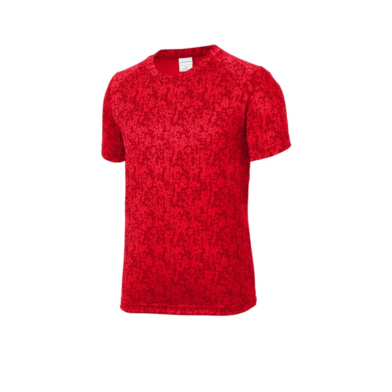 Sport-Tek Youth Digi Camo Tee. 30