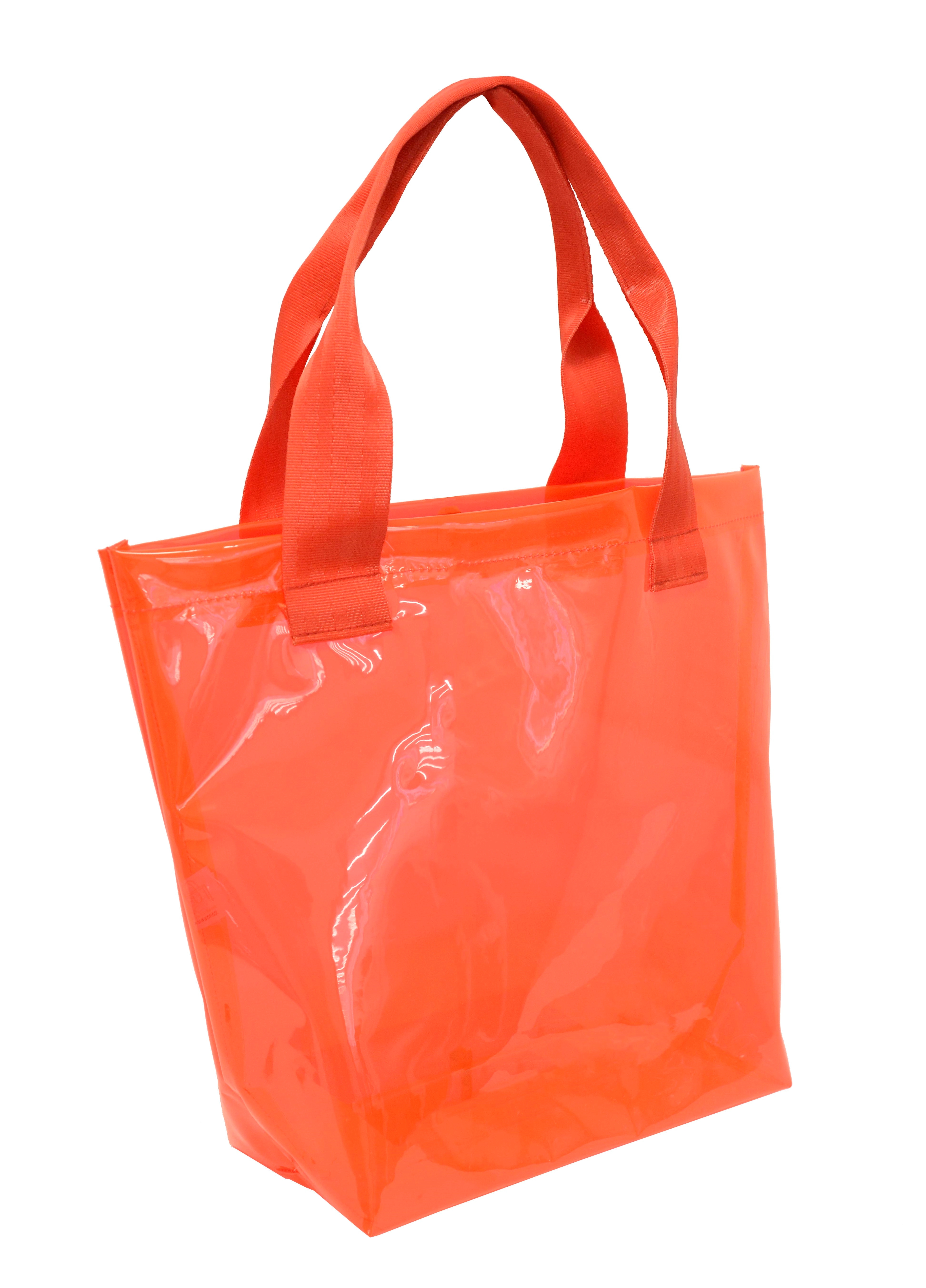 Colored Vinyl Tote, custom tote bag with logo imprint 5
