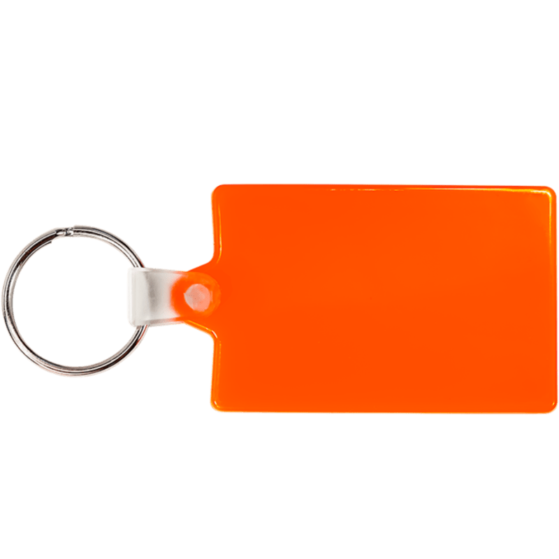 Rectangle Soft Plastic Keychains 1
