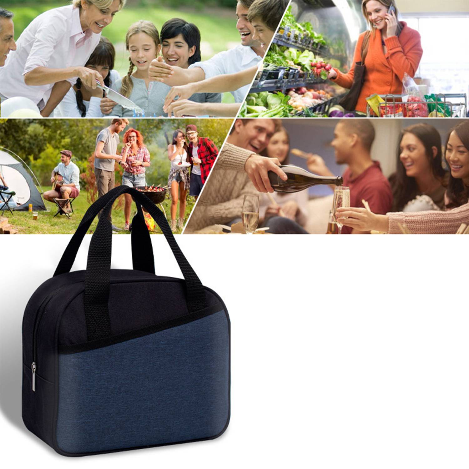 Food Container Meal Insulated Lunch Bag 7