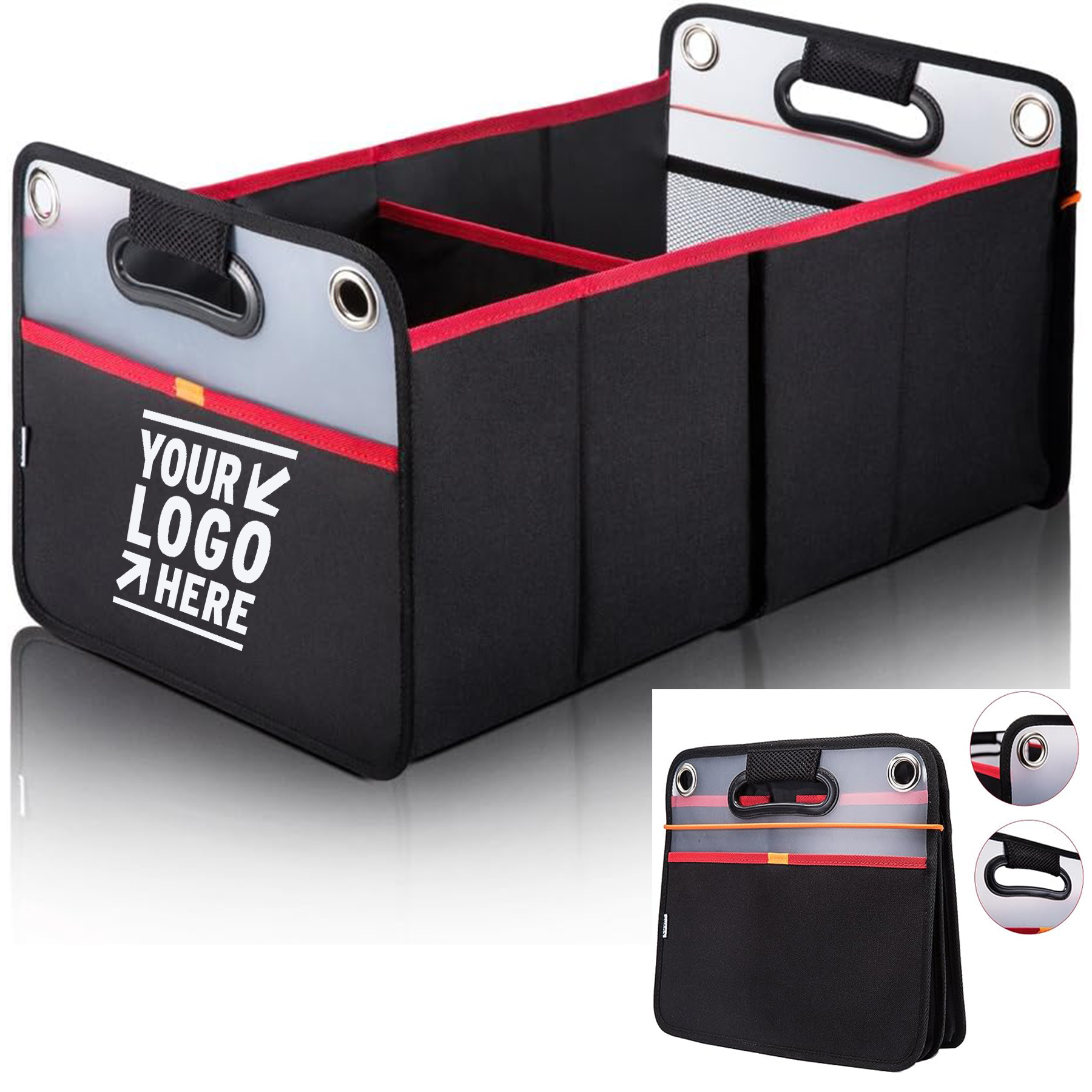 Collapsible Auto Car Trunk Home Office Storage Organizer Portable Grocery Cargo Container 2