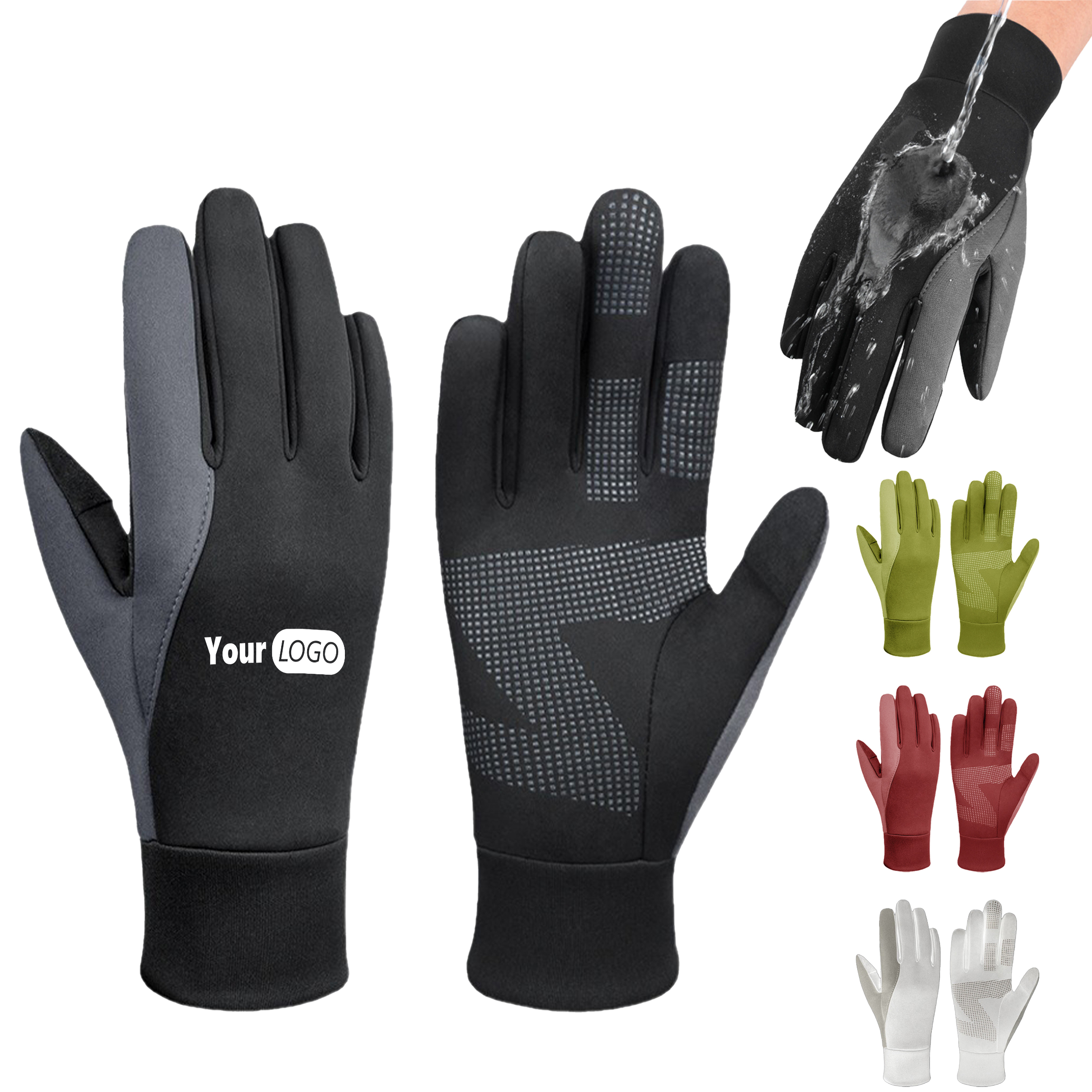 Tpu Warm And Waterproof Bicycle Gloves 3
