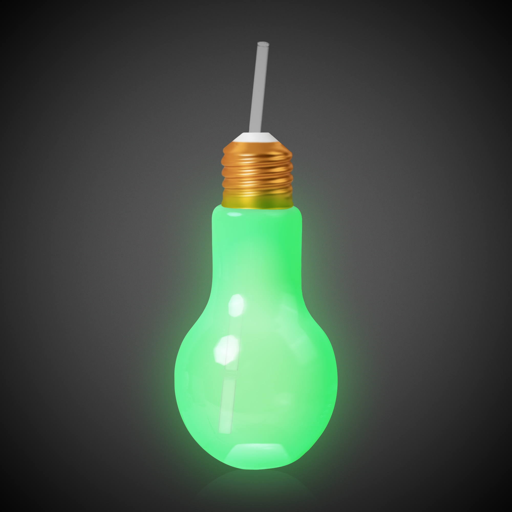 16oz LED Light Bulb Cup with Straw 8