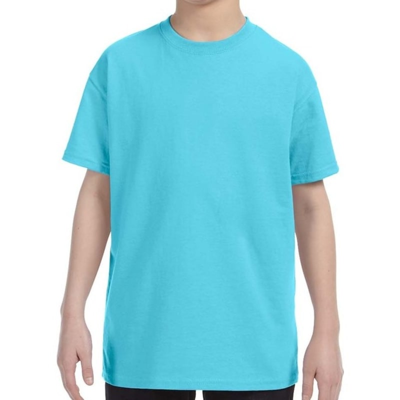 Custom Embroidered Youth Basic Cotton T-Shirts 41