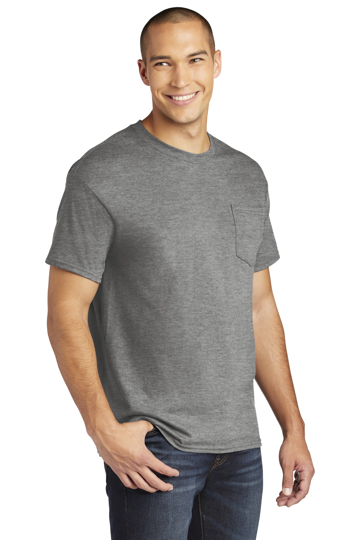 Gildan Heavy Cotton 100% Cotton Pocket T-Shirt. 5300 69