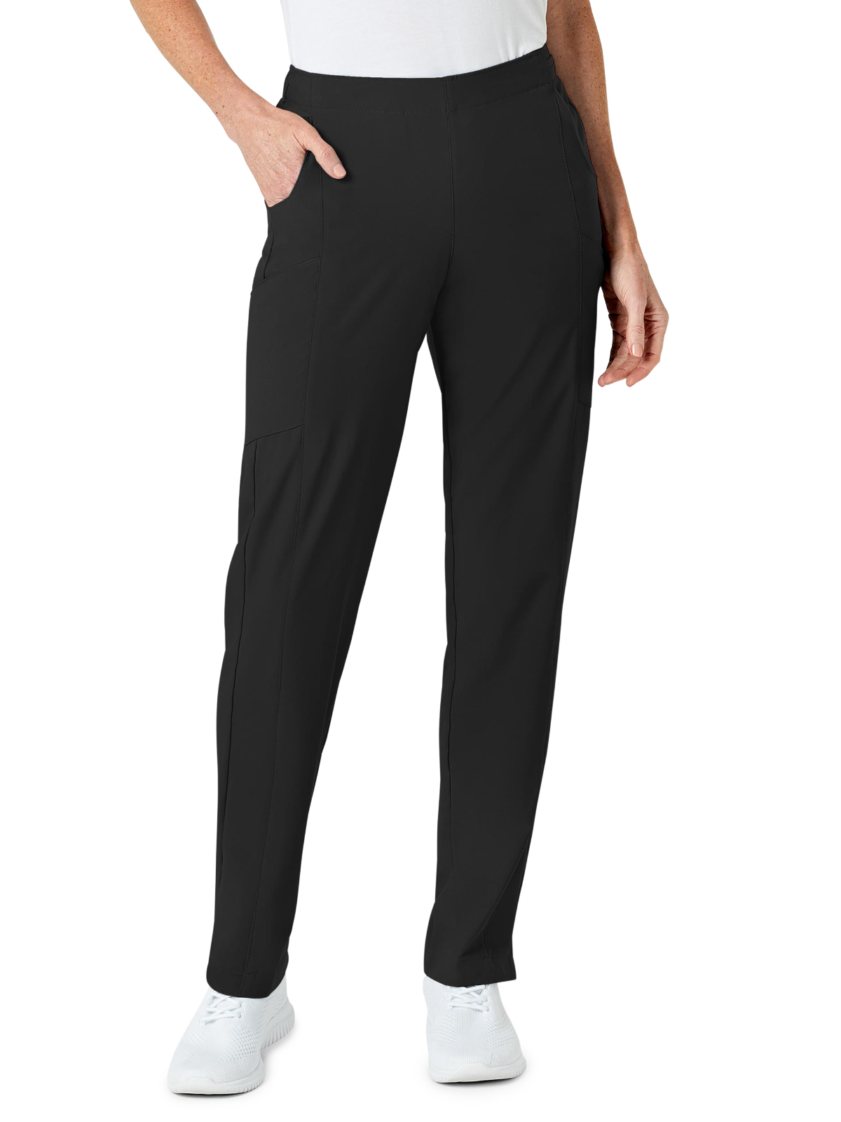 W123 Women's Eight-Pocket Flat-Front Cargo Pant