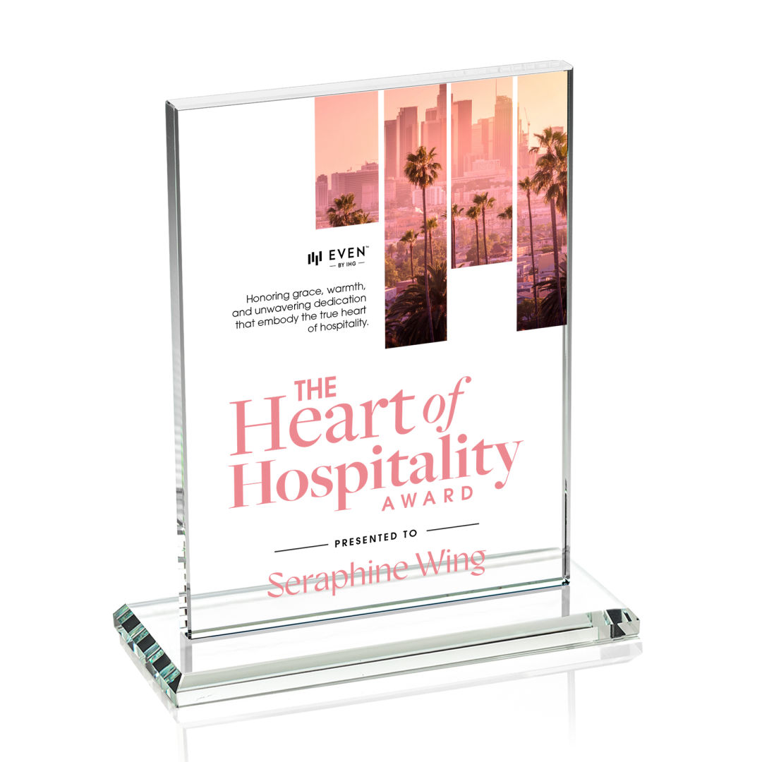 Emperor VividPrint™ Award - Starfire (Horiz) 16