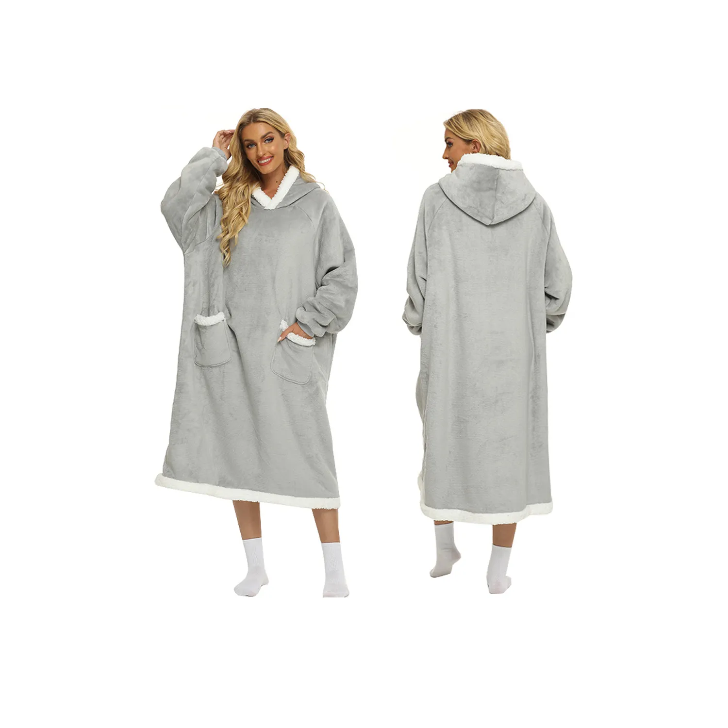 Oversized Hoodie Blanket 30X60" 8