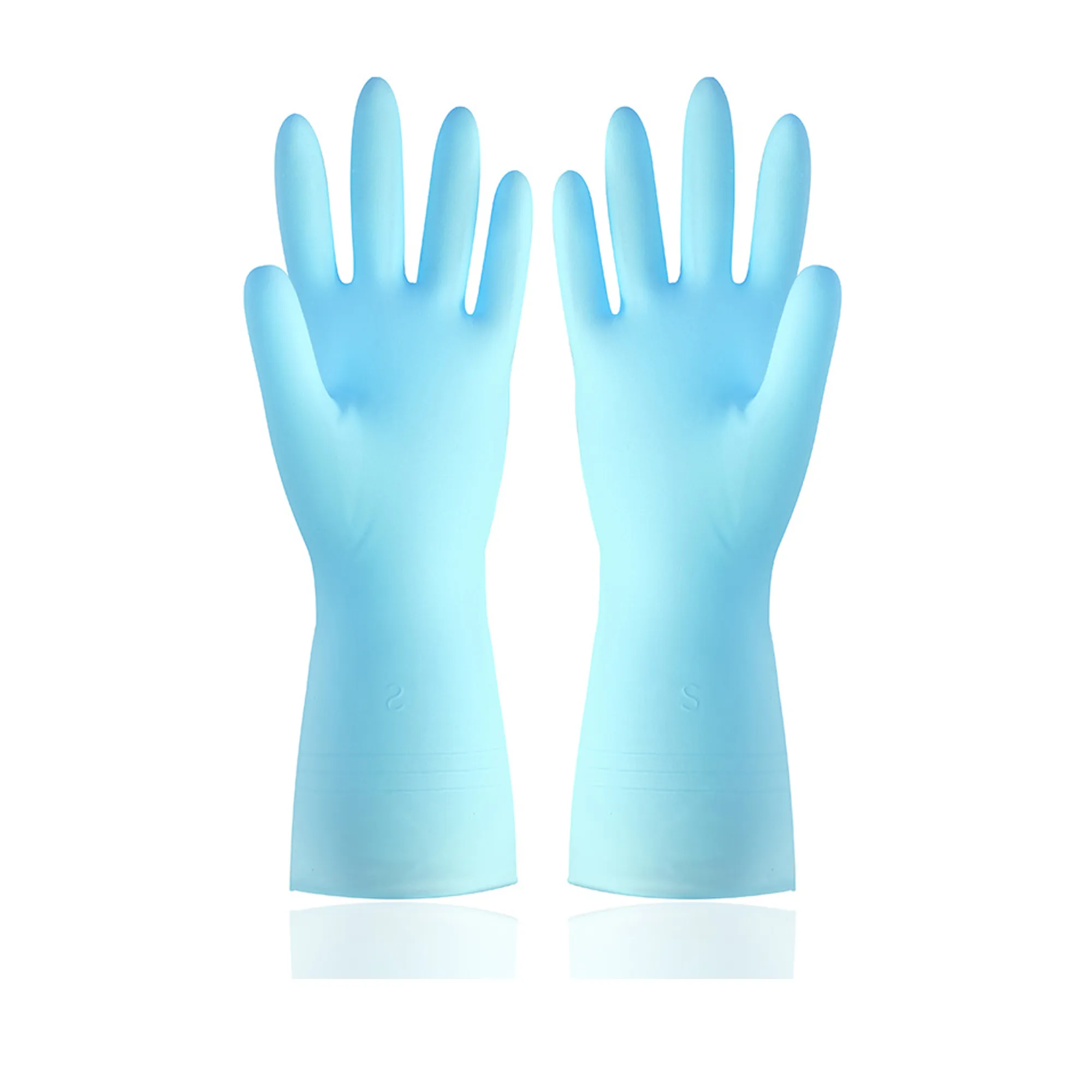 Mixing Color Kitchen Rubber Gloves 3