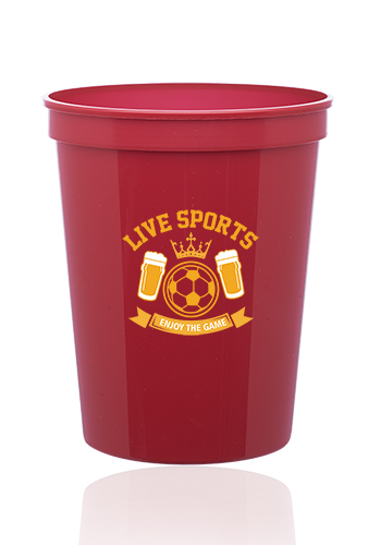 16 oz. Reusable Plastic Stadium Cups 16