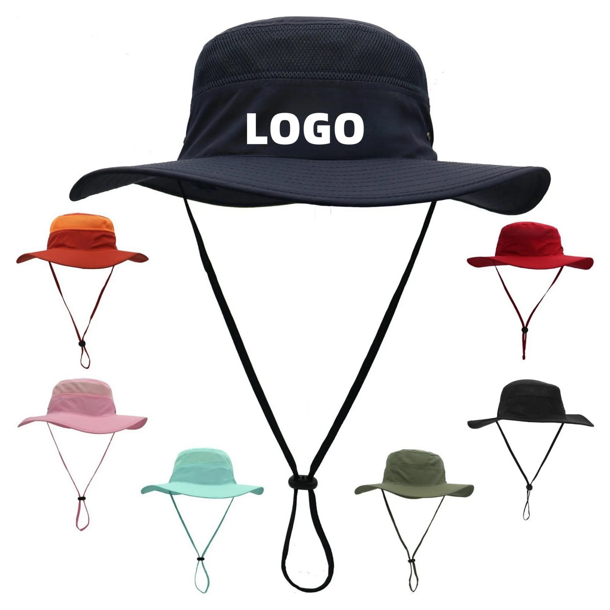 Wide Brim Foldable Bucket Hat