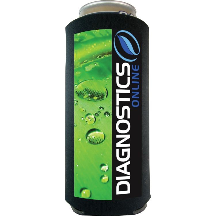 American Made Full Color 24 oz Can Cooler, custom koozie with logo imprint 8