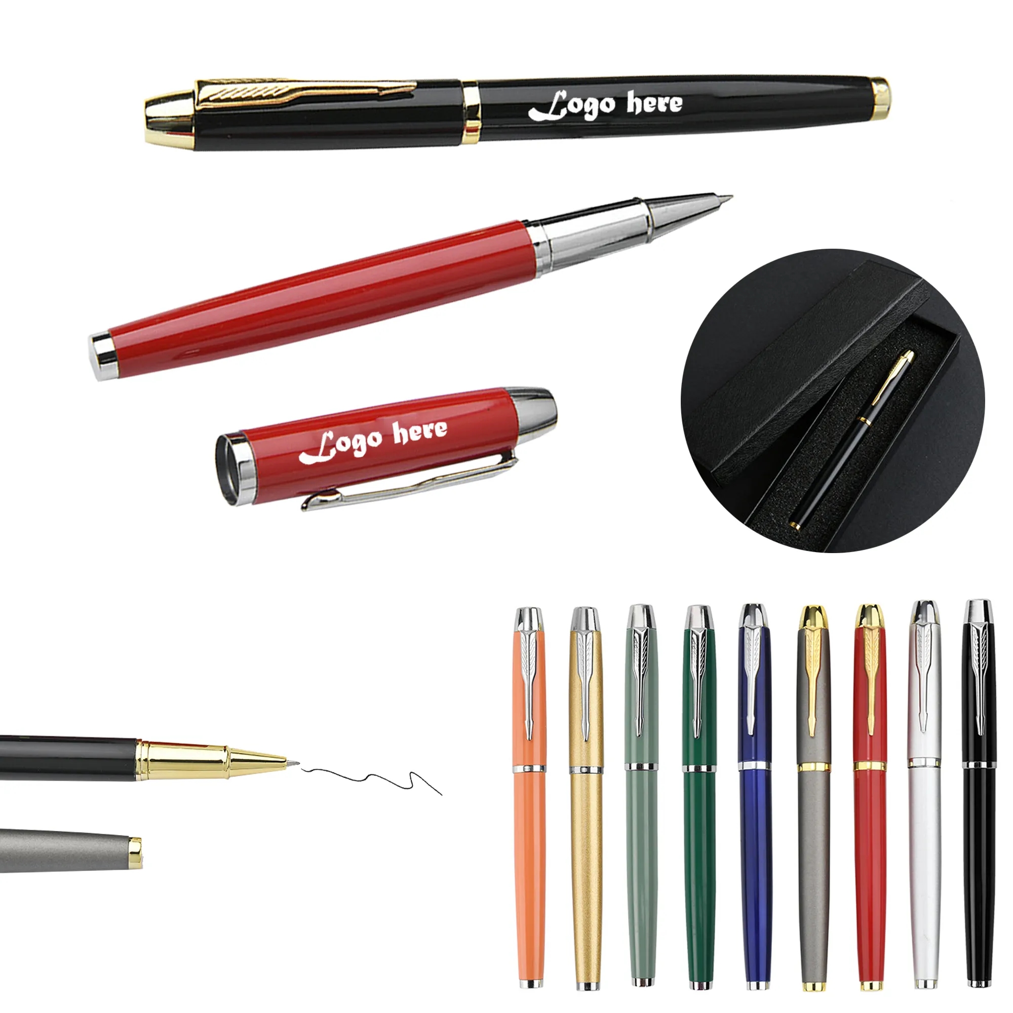 High-end Metal Signature Pen With Cap 3