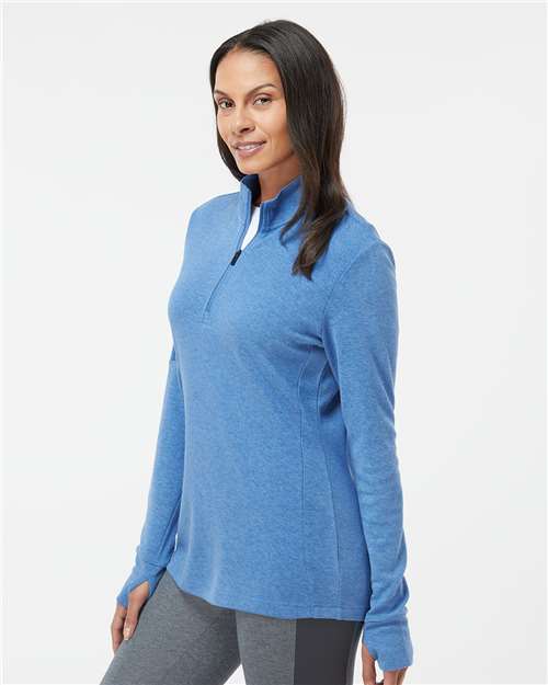 Women's 3-Stripes Quarter-Zip Sweater Pullover - A555 53