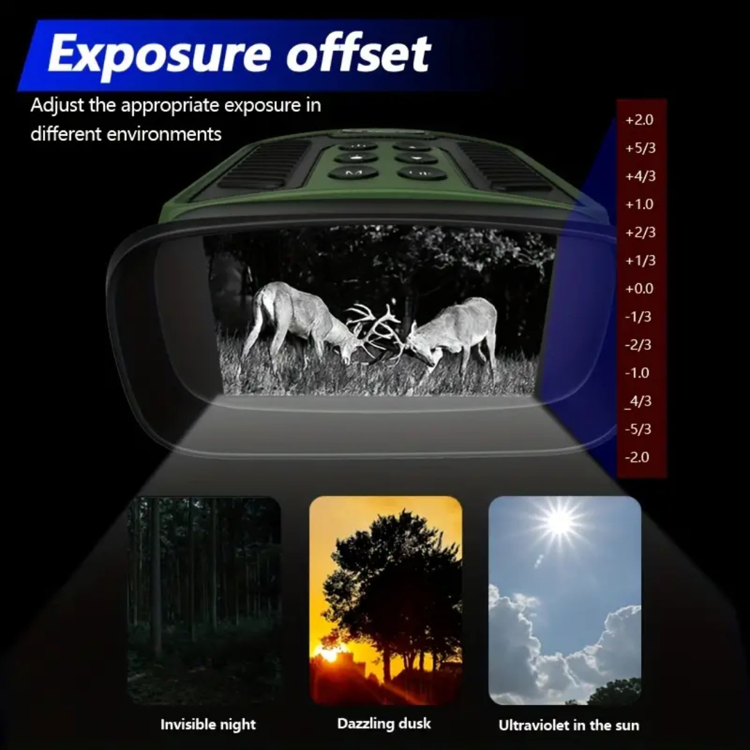 Infrared Night Vision Binoculars with 4K Video and 8x Digital Zoom 6