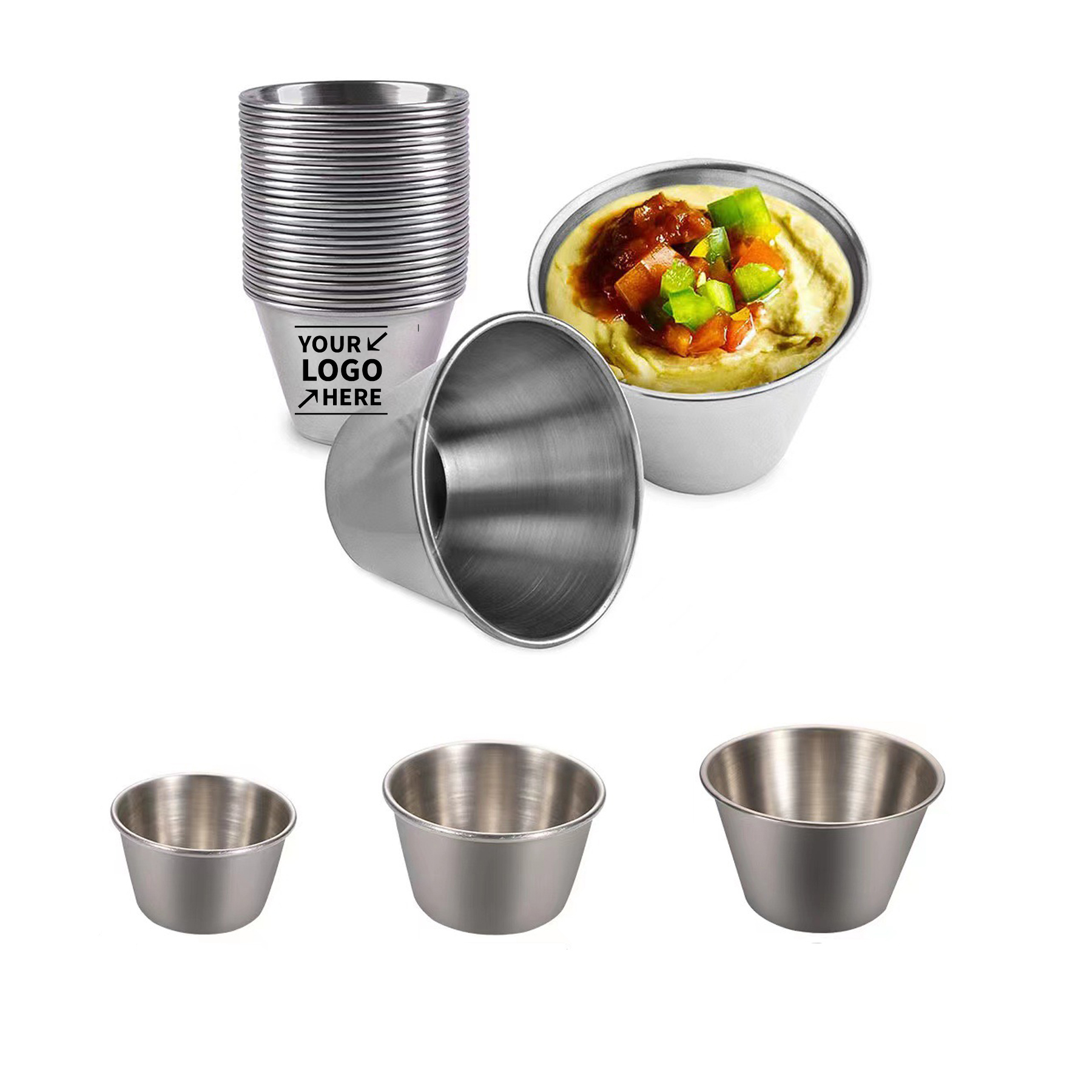 304 Stainless Steel Sauce Cup 2