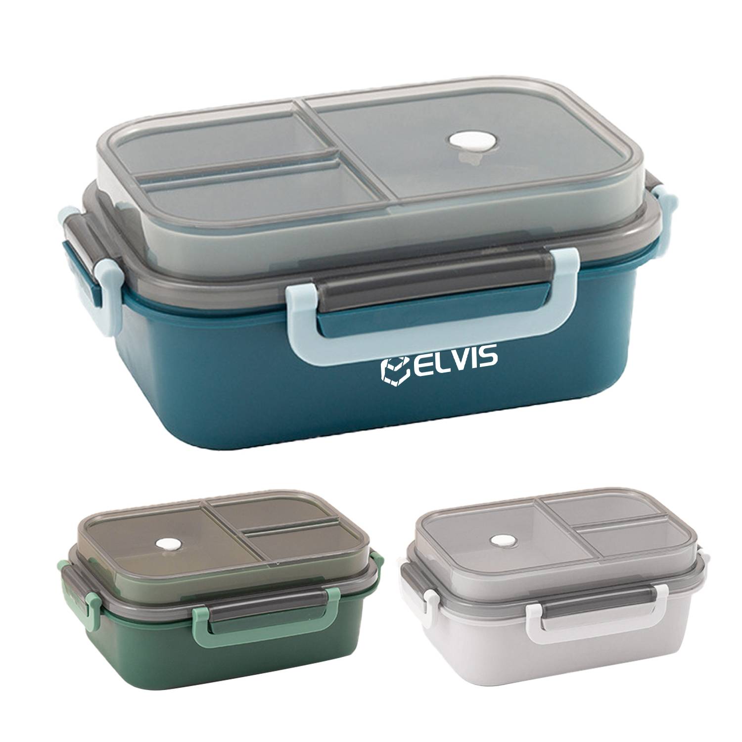 Minimalist Plastic Double-Layer Lunch Box 2