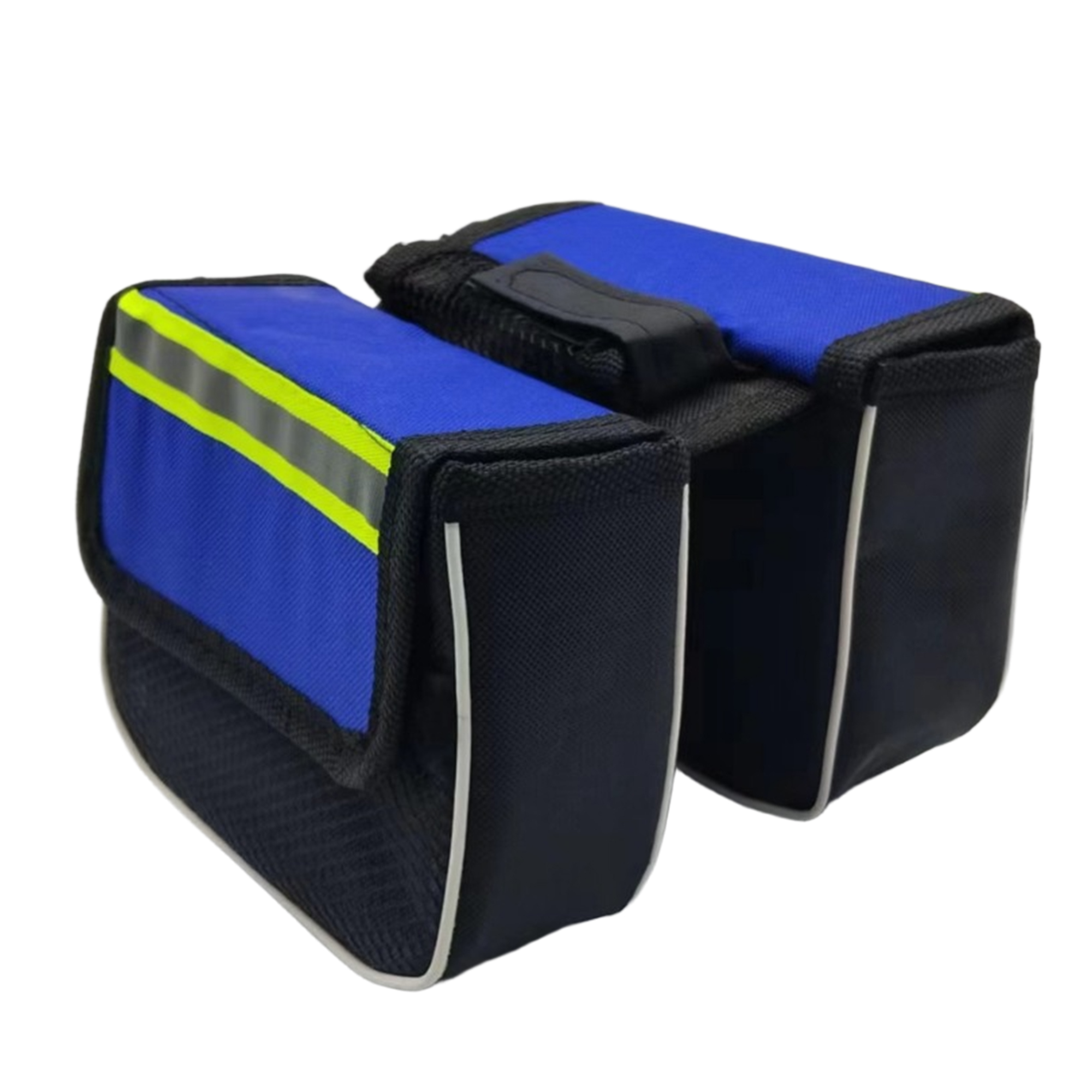 Hard Shell Bike Top Tube Bag, 3-in-1 Easy Install Large Capacity Bicycle Saddle Bag. 3