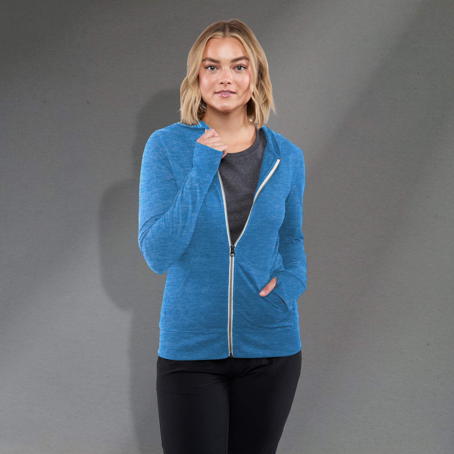 Women's Garner Knit Full Zip Hoody 149